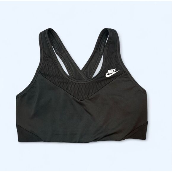 Nike Dri-Fit Women’s Medium Black Sports Bra - Picture 1 of 4